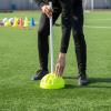 WeiLaiKeQi Flag Multi-Function Training Base Stable Agility Pole Holder Water Fillable to Carry Suitable for Soccer Team Practice, Green view 3