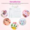 MAGICLULU 7 Sheets Rhinestone Stickers for Face and Body, Self Adhesive Gem Stickers with Easy Application, Reusable Rhinestones for Decorating Phones and Laptops, for Women view 3