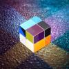 Toyvian Optical Crystal Cube Prisms for Learning and Indoor Decorating, H-Crystal Material with Delicate Design, to Manipulate Light and Refraction in Room Experiments view 4