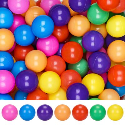 SUNNORE Ball Pit Balls, 2.2 in, Colorful, Crush Proof, BPA Free, Non Toxic