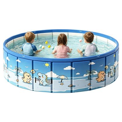 Foldable Pool Outdoor Bath Tub with Drain Pipe