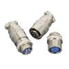 1 Set 12mm Reverse XS12-(2/3/4/5/6/7/8) Screw Aviation Connector,XS12J2Y,XS12K2P(1 Set XS12-6) view 2
