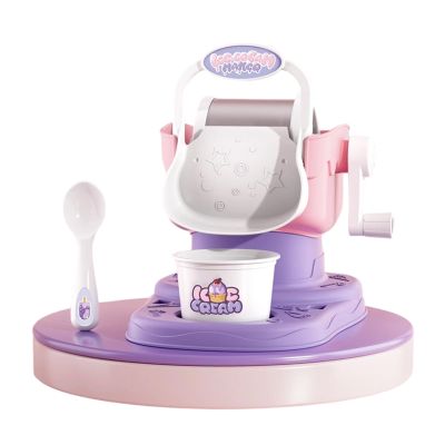 Hand Crank Ice Cream Maker Homemade Frozens Dessert Machine Creative Play Kitchen Appliance Educational Toy Ice Cream Maker