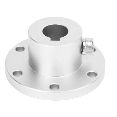 RC Flange Coupling, Universal High-Hardness Metal 14mm Flange Shaft Coupling Connector with Locking Key Slot for RC Accessories, Aluminum Alloy Motor-to-Wheel Connector