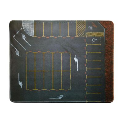 kowaku 1/64 Parking Lot Underground Garage Non Slip Rollable Mini Car Garage Mouse Pad for Desktop Decoration Layout Model Building, 50x40cm
