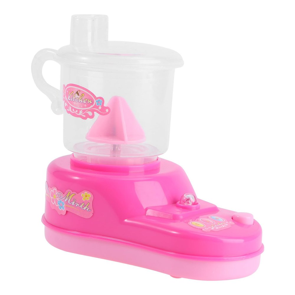 HOOWIFFY Play Juicer with Smooth Plastic Surface for Parent Interaction, Mini Pretend Kitchen Appliance in Pink, for s Play House Activities
