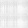 SEWACC 20 Sheets Pvc Stamp Collection Pages for Stamp Album Binder with Standard 9-hole Design Protecting and Organizing Coins for Collecting view 1