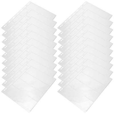 JOINPAYA 20 Sheets Pvc Stamp Album Pages for Collecting Coins and Paper Money, Standard 9 Hole Binder Pages with 4 Rows, Organizing Collectibles and Protecting Items from Damage and Dust