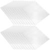 Anneome 20 Sheets Pvc Collection Pages for Paper Money and Stamp Organizing, Protecting Collectibles from Damage and Dust, for Collecting and Binder Storage view 1