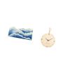 Bothyi Rug and Minimalist Nordic Wall Clock for Modern Home Decor Gift Non Slip Carpet Nursery Playroom Bedroom Office Entrance view 2