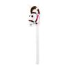 FashionCha Horsehead Stick Toy Inflatable PVC Stick Horse Head Favor Hobby Horse Animal Blowing Up Toy for Kids Suitable for Birthday Home Party, White Red Head view 1