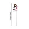 FashionCha Horsehead Stick Toy Inflatable PVC Stick Horse Head Favor Hobby Horse Animal Blowing Up Toy for Kids Suitable for Birthday Home Party, White Red Head view 2