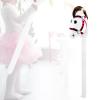 FashionCha Horsehead Stick Toy Inflatable PVC Stick Horse Head Favor Hobby Horse Animal Blowing Up Toy for Kids Suitable for Birthday Home Party, White Red Head view 4