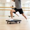 KiBcsLic Board Roller Pilates Figure Board Fitness Board Exercise Equipment Wooden Sponge Strength Suitable for Women view 4