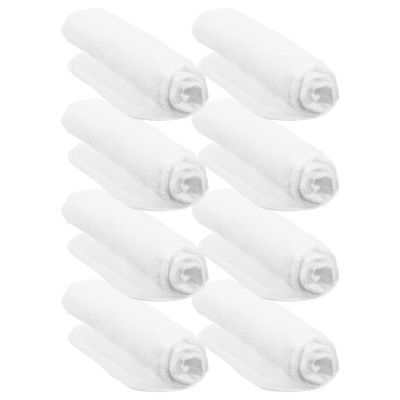 ANDRESLAD 8 Pcs Washable White Cloth Diaper Liners for Newborns, Soft Fabric Material, Skin Friendly and Comfortable to Wear, for Diapering