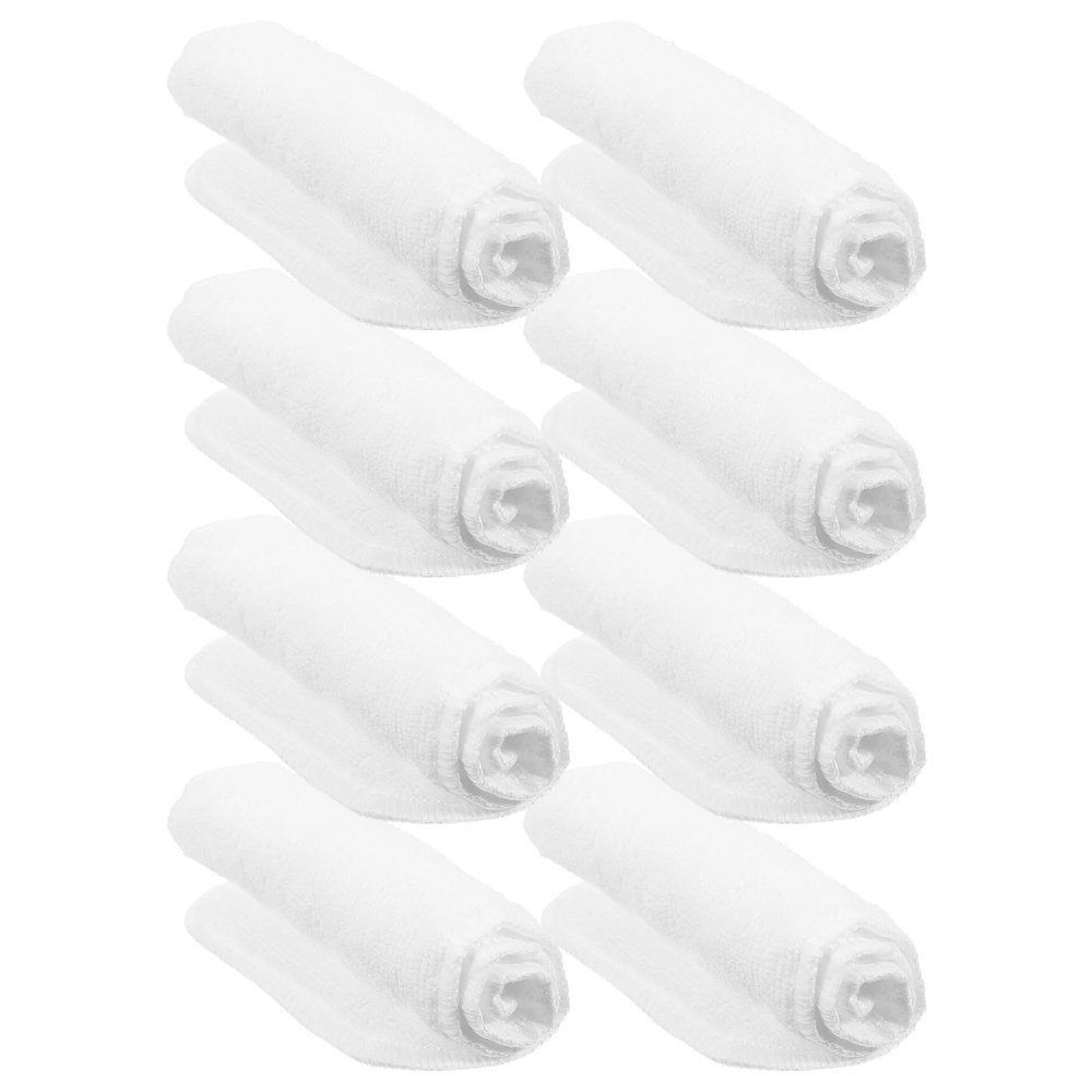 ANDRESLAD 8 Pcs Washable White Cloth Diaper Liners for Newborns, Soft Fabric Material, Skin Friendly and Comfortable to Wear, for Diapering