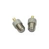 ACGTUY 10Pcs Brass SMB Male to F Female Ja-ck Connector Straight Wire SMB-J to F-K Connector Ja-ck view 4