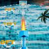 Advanced Electric Water Toy High Capacity Squirting Automatic Flashing Lights Perfect for Outdoor Play Innovative Electric Water Squirter Automatic Swimming Pool Toy view 3