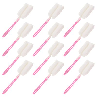 UPKOCH 20pcs Bottle Brush Set with Long Handle Sponge for Efficient Cleaning of Teacups and Tumblers, Portable Plastic Cup Scrubber for Travel and Home Cleaning