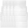 SOIMISS 20 Sheets Pvc Stamp Album Pages for Binder, Stamp Collection Pages for Protecting and Organizing Coins and Paper Money, for Collecting view 1