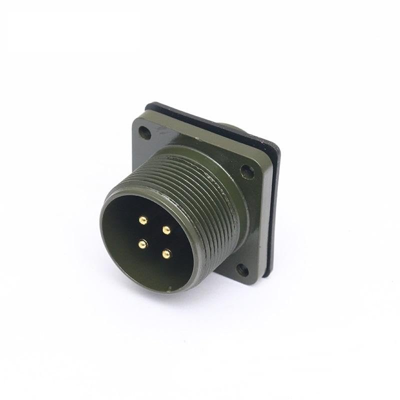 VAEYUSUIW MS18-10P Sock Pin Aviation Plug Servo Motor Connector MS5015 4-core 4 US Military Standard