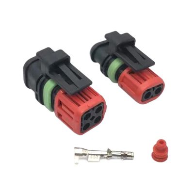 1/10 Set 4 Pin 1337352-1 Automotive Connector(2p 4p female,10 sets)