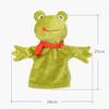 TOMETURE Cute Frog Hand Puppet for Interactive Animal Glove for Storytelling and Play Soft Cartoon Animal Doll to Develop Imagination and Enhance Bonding view 2