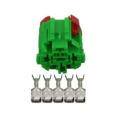 5 Pin Automotive Connectors Plastic With Terminals 45501E225, DJ7051F-6.3-21 5P(5 Sets)