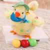 kowaku Chicken Laying Egg Crazy with Stuffed Doll Toy, Yellow view 2