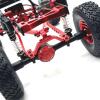 RC Jouets Parts for WPL C64 1/16 RC Car Parts Metal Upgrade Front and Rear Rod for Seat Servo Fixed Model Accessory Repair Modified Assemble(Red) view 3