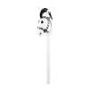 kowaku Horsehead Stick Toy PVC Inflatable Stick Horse Favor Hobby Horse Riding Toy Blowing Up Animal for Kids Suitable for Gift, White Head view 1