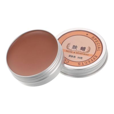 GANAZONO Realistic Scar Wax for Halloween Makeup with Silver Wax and Aluminum Material Versatile Application for Fake Scars Nose Reshaping and Body Makeup