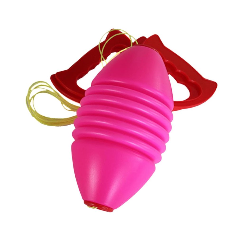 Toddmomy Elastic Pulling Balls Engaging Activity 2pcs Double Player Sports Hand Fitness Ball Made of Sturdy Plastic for Outdoor Use