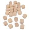 BESPORTBLE 100pcs Wooden Dice Cubes 20mm Blank Surface Handcrafted Wood Blocks for Personal Crafting Hobbies and Board Games, Sturdy Beige Wood Cubes with Smooth Finish view 1