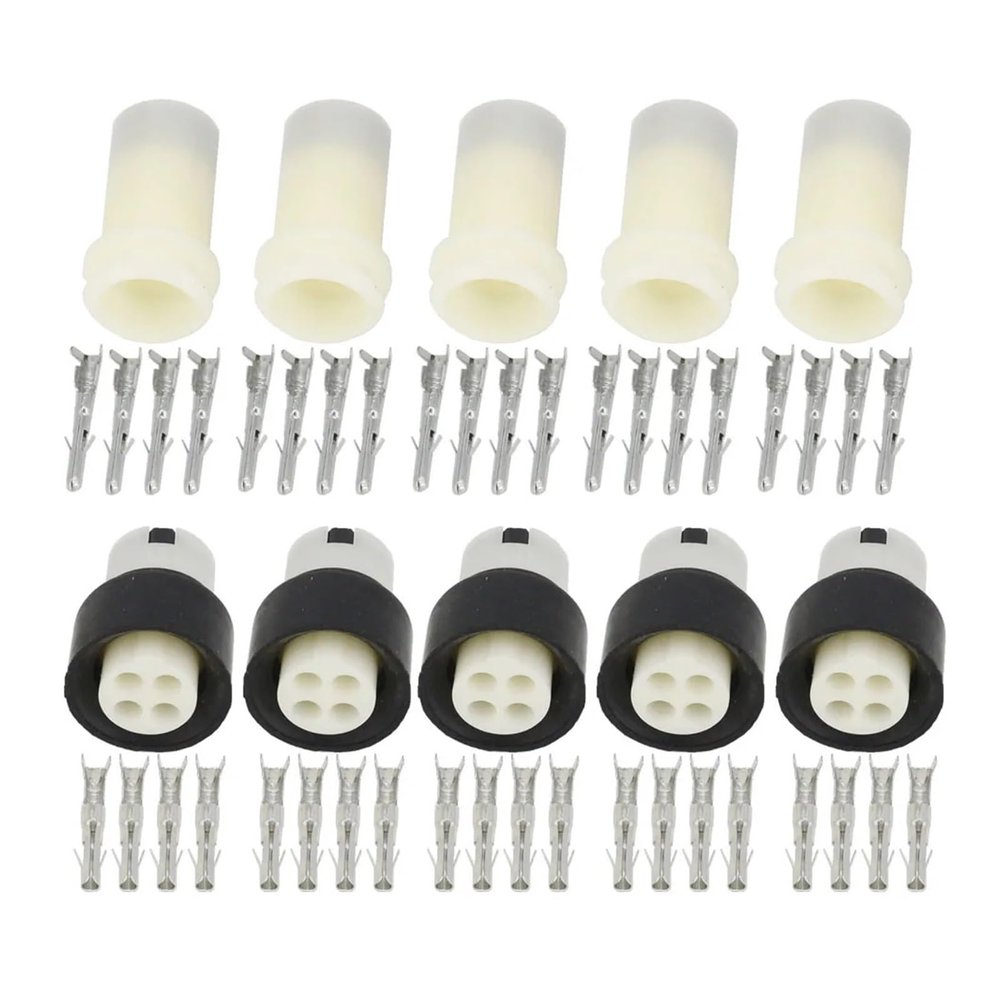 5 Sets 4 Pin Female And Male Electric Housing Connector Ways DJ3041-2.3-11/21
