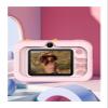 New Student Mini Digital HD Dual Lens Camera, Portable Photo Video Camera for Campus Recording, Kids Toy Gift with Silicone Case(Pink) view 2
