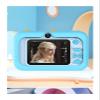 New Student Mini Digital HD Dual Lens Camera, Portable Photo Video Camera for Campus Recording, Kids Toy Gift with Silicone Case(Pink) view 3