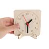 Anneome DIY Wooden Clock Face for Painting 4.3 Inch Unfinished Wood Clock Template view 4