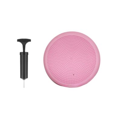 IEUDNS Wobble Cushion Stability Board for Exercise Inflatable Balance Disc Sensory Wiggle Pad for Kids for Training, Pink