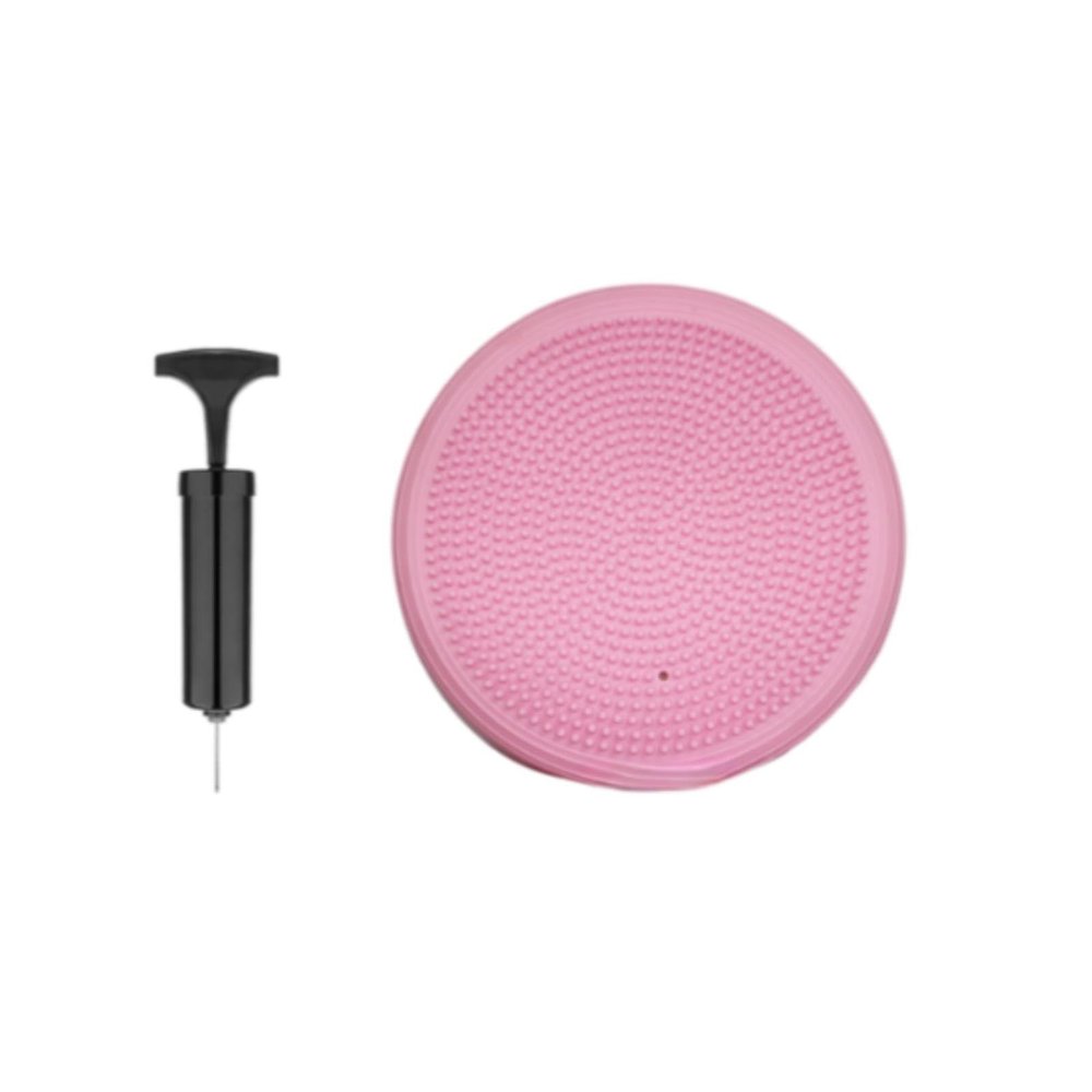 IEUDNS Wobble Cushion Stability Board for Exercise Inflatable Balance Disc Sensory Wiggle Pad for Kids for Training, Pink