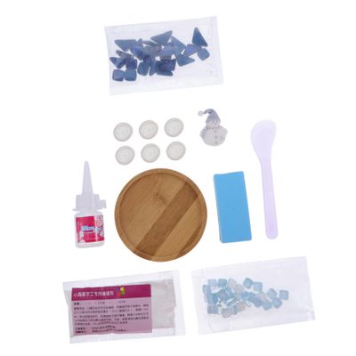 MUSISALY Creative DIY Drink Mat Making Kit with Wood Material, Round Christmas Snowman Shape, for Christmas and Thanksgiving Holiday Craft Activities Style