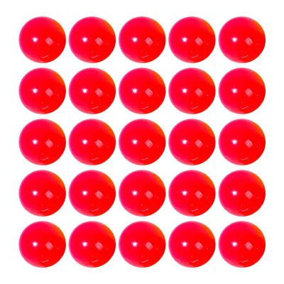 JWQFBC 25 Pieces Bingo Ball Set Lottery Raffle Bingo Balls Calling Number Balls Tally Balls Easy Open PP Material Suitable for Home Function, red