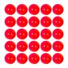 JWQFBC 25 Pieces Bingo Ball Set Lottery Raffle Bingo Balls Calling Number Balls Tally Balls Easy Open PP Material Suitable for Home Function, red view 1