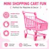 Yunhgft Shopping Cart Toy Funny Grocery Cart for Ages 3 and Up Storage Toys Kids view 4