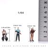 kowaku 3 Pieces Miniature Figurines 1 64 Scale Male Figures People Figures Resin Structure Tiny People Models Painted Surface Suitable for Scenery Building view 3