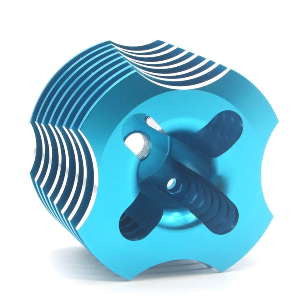 RC Car Upgrade Parts for HSP R003 1/10 RC Car Upgrade Parts for Nitro Engine Heat Sink 02060 VX18 Decorative Spare Replace Toy Models