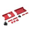 RC Crawlers Components Servo Mount Bracket Beam Shock Absorber for Seat Metal for 1/12 RC Crawler Car Truck for Buggy Upgrades Parts(Red) view 1