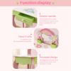 Qryselen Kids Vanity Set, Table & Chair Vanity Set with Mirror for Girls view 4