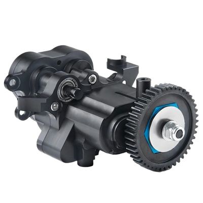 CNC Metal Gearbox with Shifting Slipper Clutch and Transmission Internal Gears Compatible with 1 10 RC Crawler TRX6 G63 Replacement