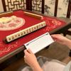 Foldable Mahjong Tile RackA Hands-Free Gaming Accessory (White) view 1